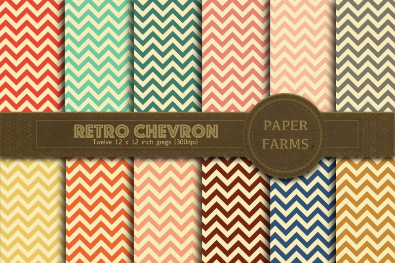 retro-chevron-digital-paper