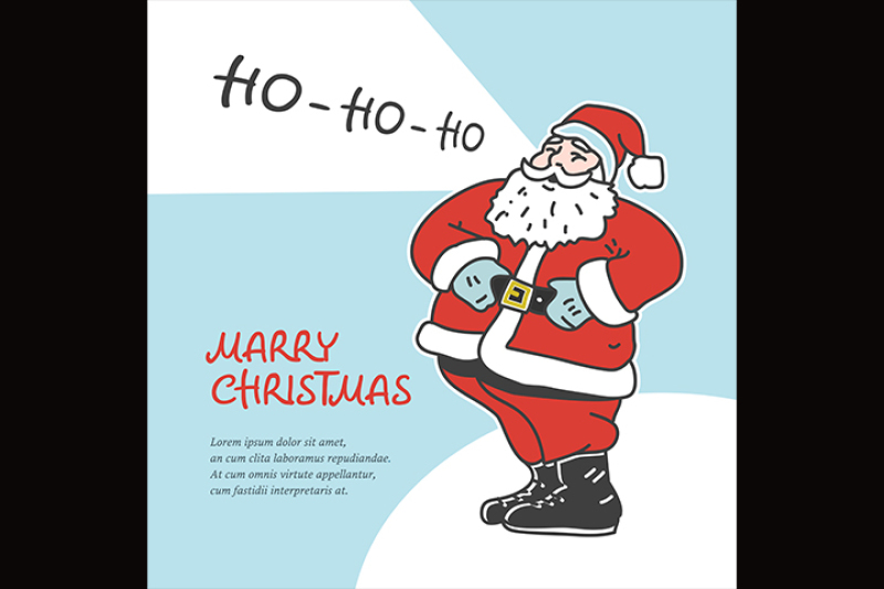 cartoon-character-santa-claus-in-various-positions-in-flat-style
