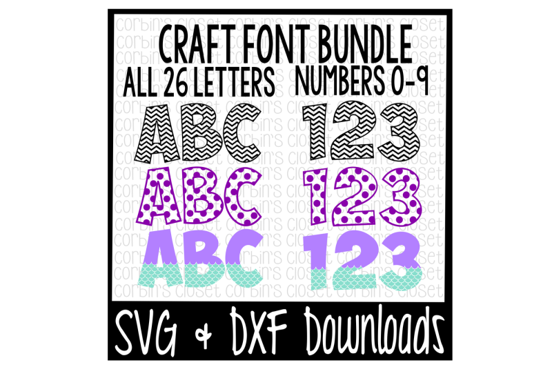 svg-font-bundle-polka-dot-mermaid-chevron-cut-file