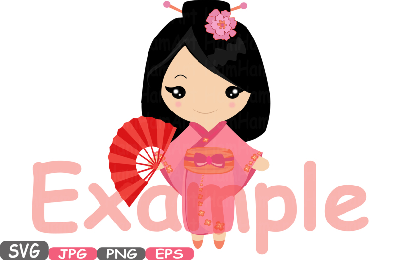 kokeshi-japanese-dolls-cutting-files-svg-china-japanese-silhouette-travel-clipart-clip-art-graphics-personal-commercial-use-224s