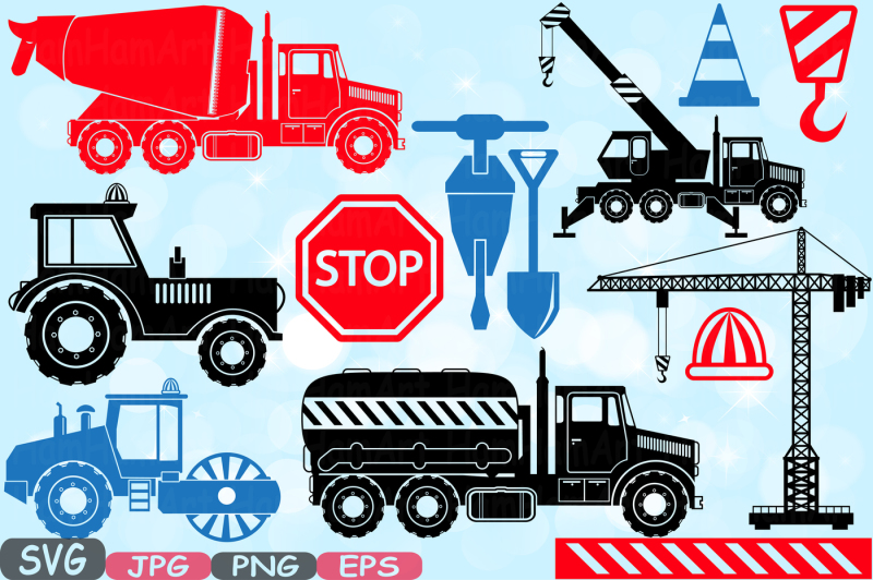 construction-machines-silhouette-svg-file-cutting-files-toy-toys-cars-cricut-and-cameo-stickers-clipart-builders-work-school-clipart-602s