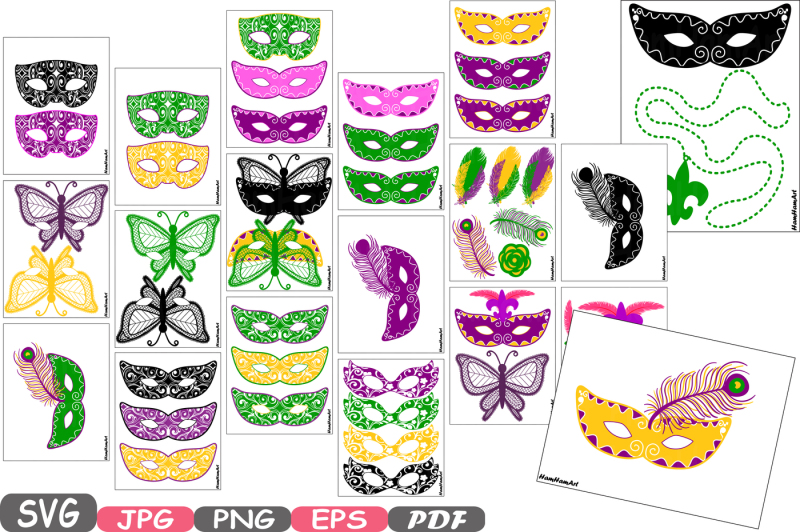 Download Props Mask Mardi Gras Masquerade Party Photo Booth ...