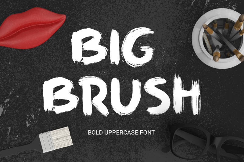 big-brush-bold-uppercase-font