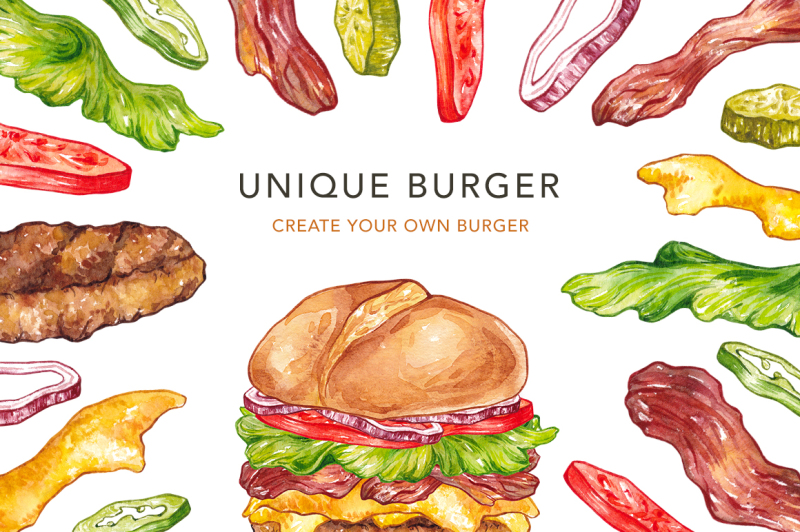 unique-burger-watercolor