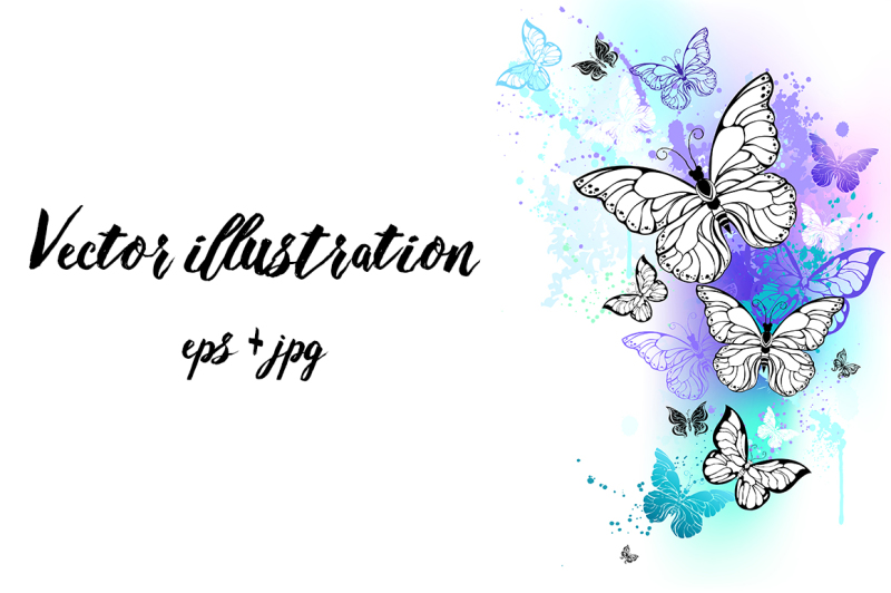 flying-butterflies-watercolor