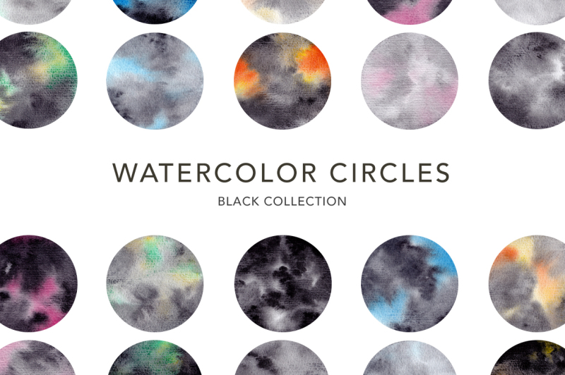 watercolor-circles-black-collection