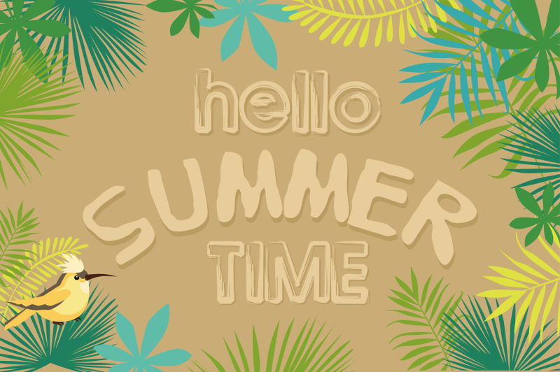 tropical-summer-card-and-pattern