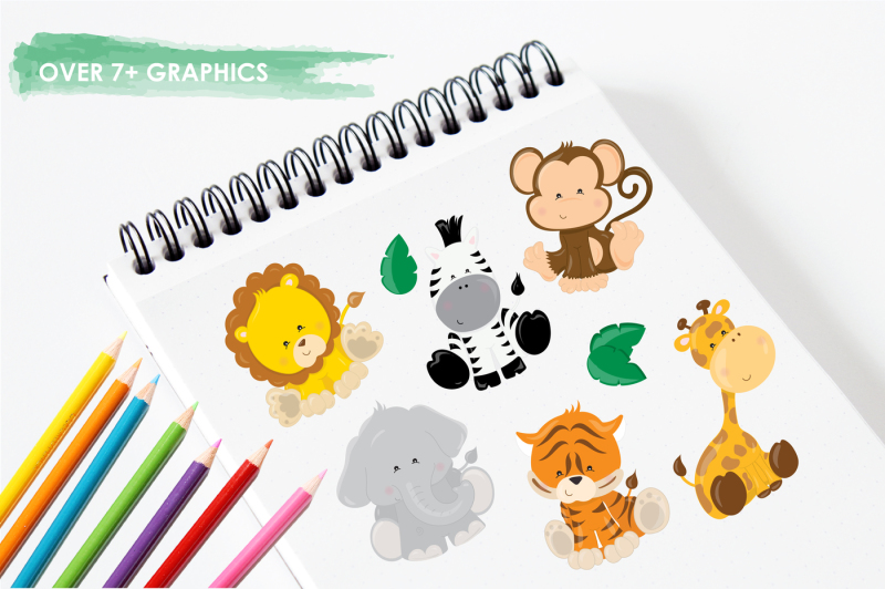 baby-safari-graphics-and-illustrations