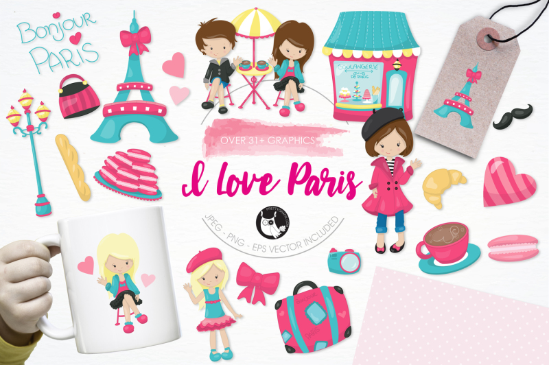 i-love-paris-graphics-and-illustrations