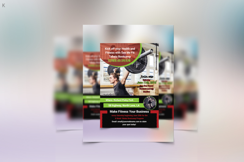 fitness-template-flyer