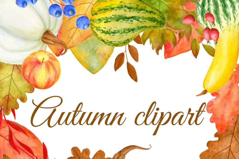 autumn-and-pumpkins-clipart