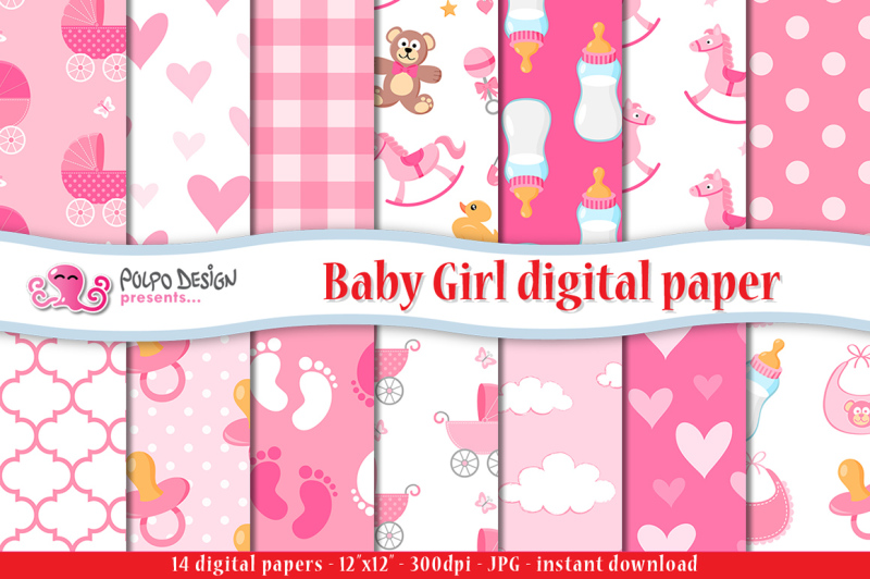 baby-girl-digital-paper