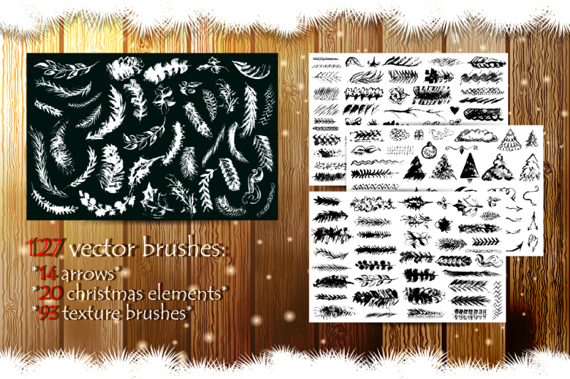 winter-collection-vector-brushes