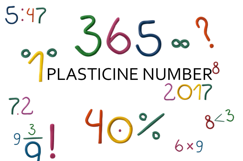 plasticine-number