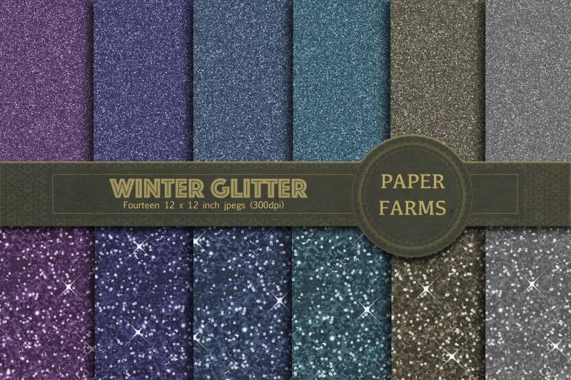 winter-glitter-digital-paper