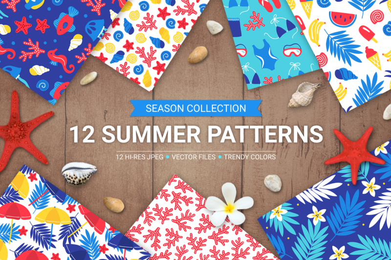 12-summer-seamless-patterns