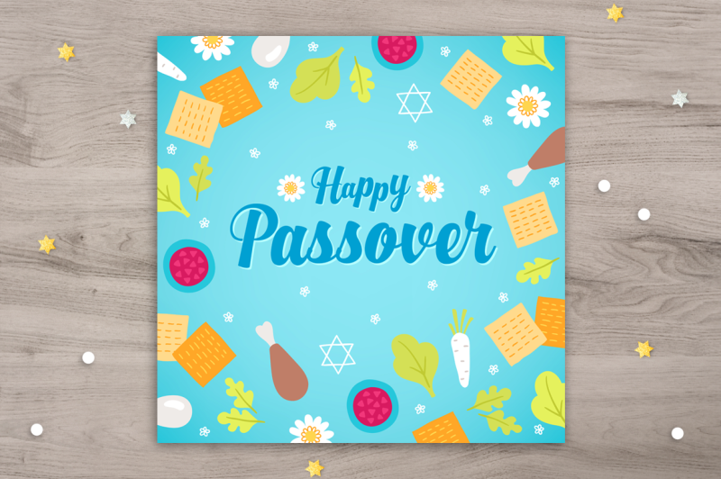 8 Passover Greeting Cards By Miu Miu | TheHungryJPEG
