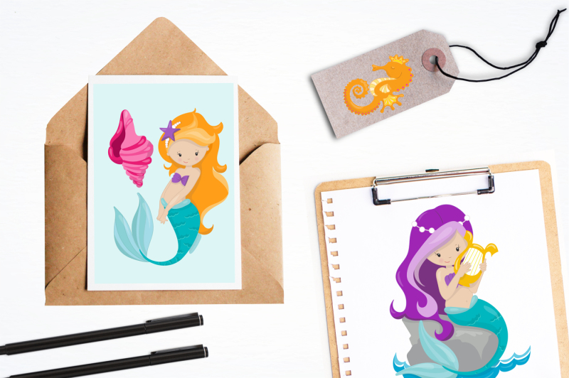 mermaids-graphics-and-illustrations