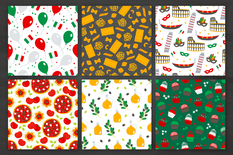 12-italy-seamless-patterns