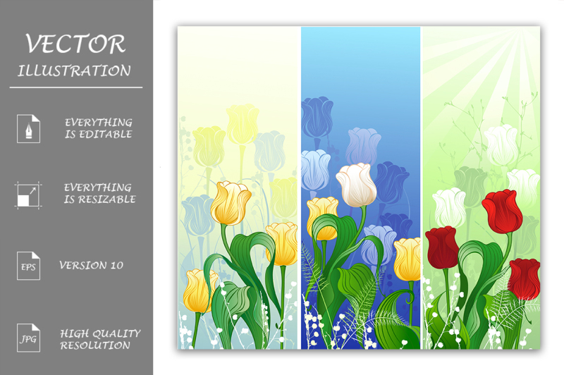 banners-with-tulips
