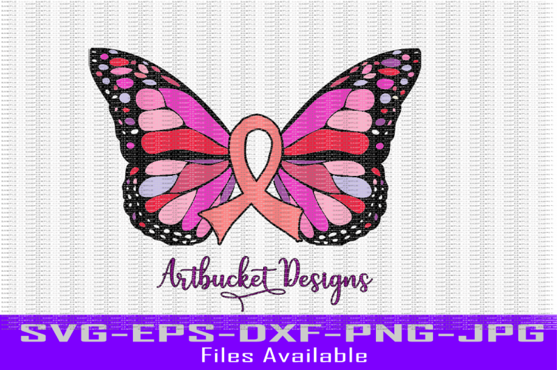 cancer-ribbon-butterfly