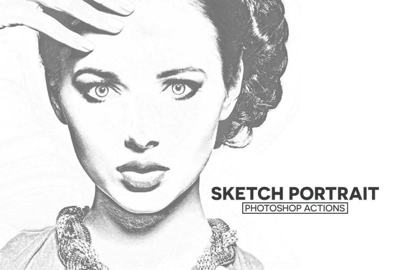 sketch-portrait-photoshop-actions