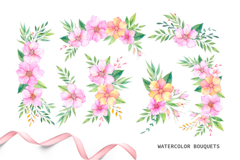 spring-set-watercolor-clipart