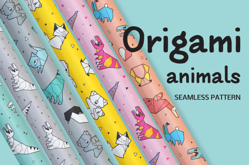 origami-animals-pattern