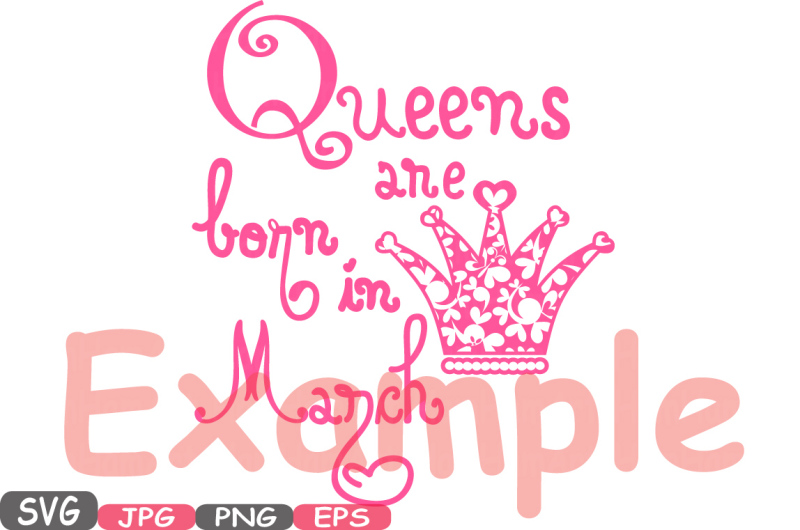 queens-are-born-in-january-february-march-silhouette-svg-love-clipart-queens-has-arrived-baby-girl-birth-announcemnt-crown-birthday-559s