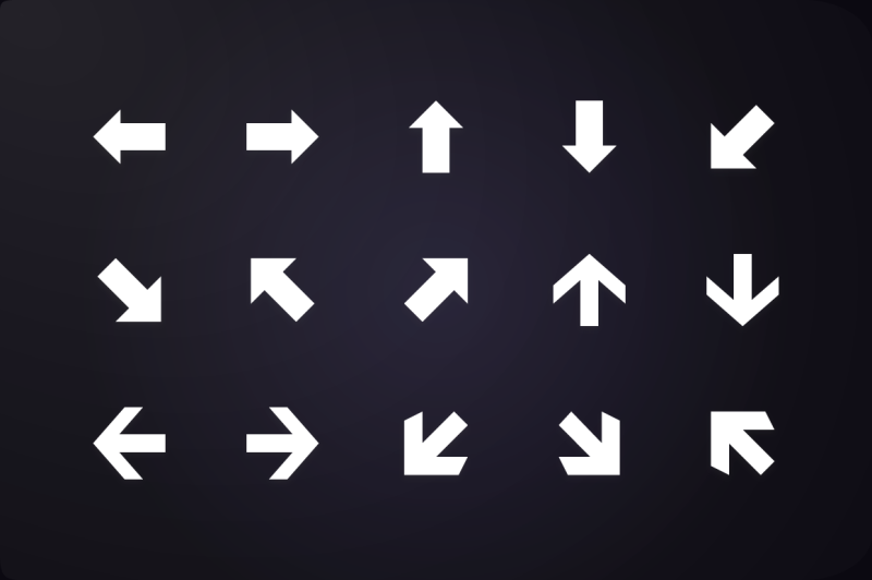 glyph-icon-arrows-icons