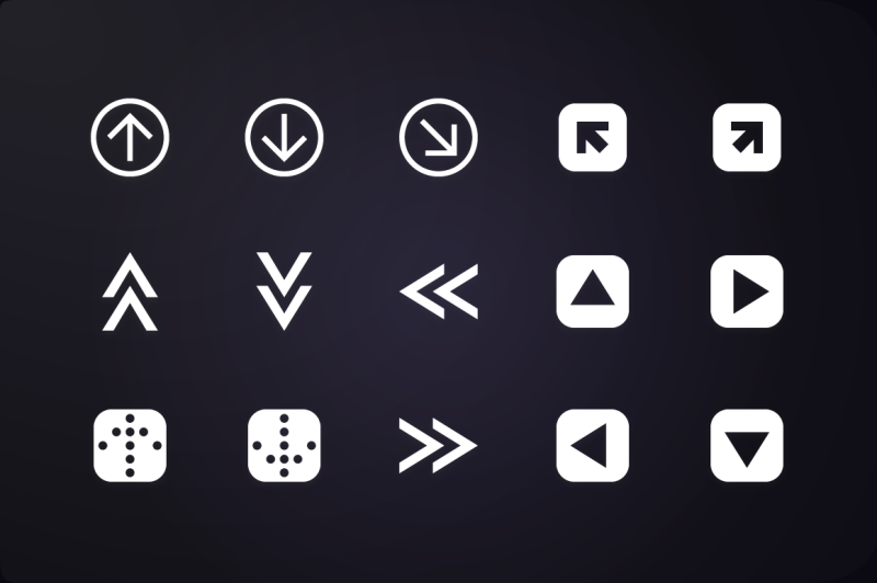 glyph-icon-arrows-icons