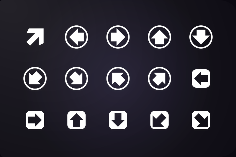 glyph-icon-arrows-icons