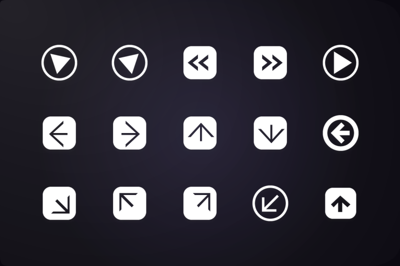 glyph-icon-arrows-icons