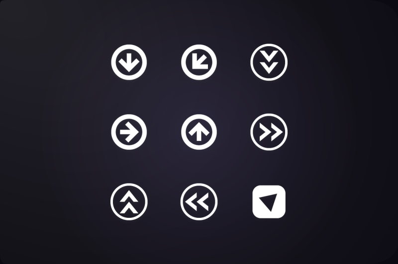 glyph-icon-arrows-icons