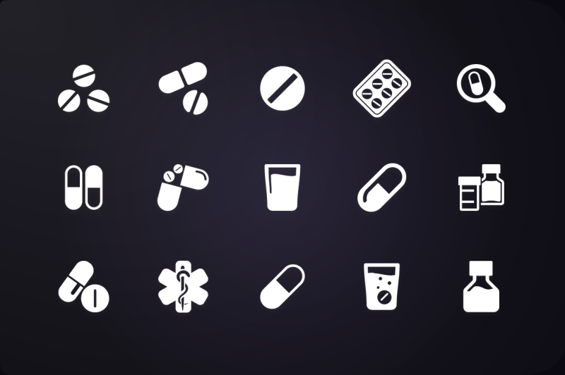 glyph-icon-medicine-icons-vol-2