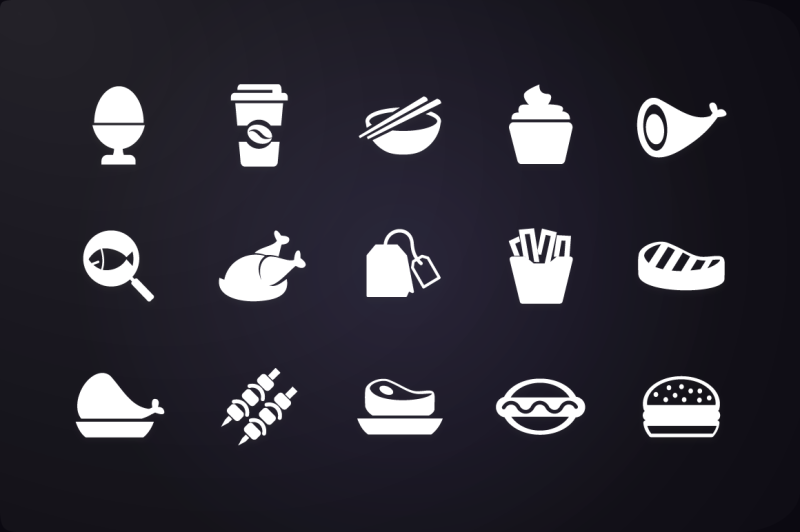 glyph-icon-food-icons-vol-1