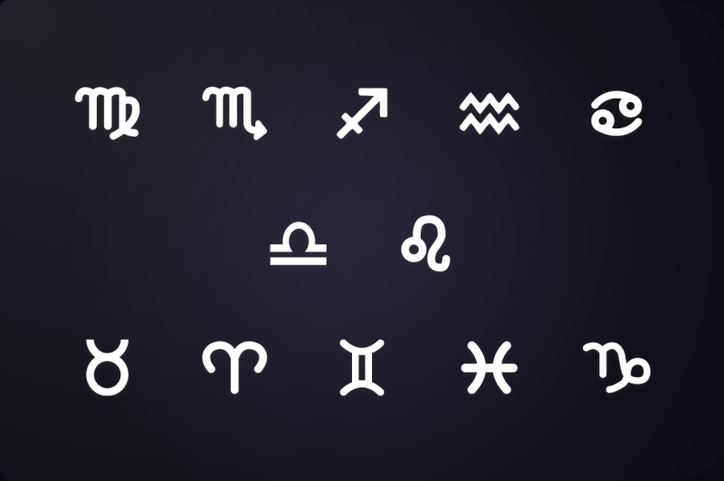 glyph-icon-zodiac-icons