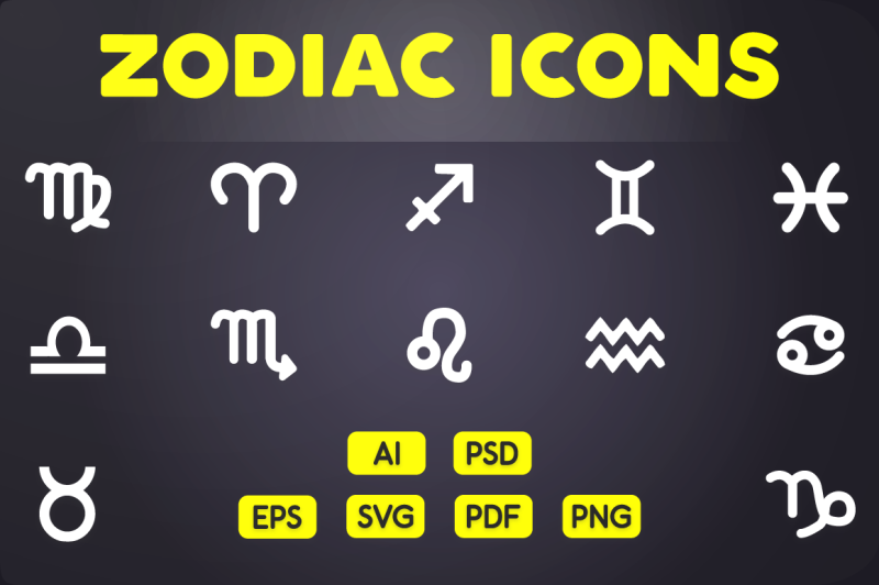 glyph-icon-zodiac-icons