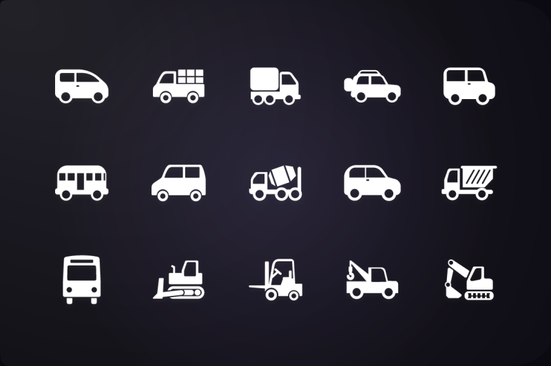 glyph-icon-transportation-icons