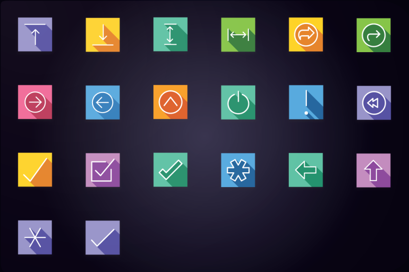 user-interface-and-arrows-flat-icons