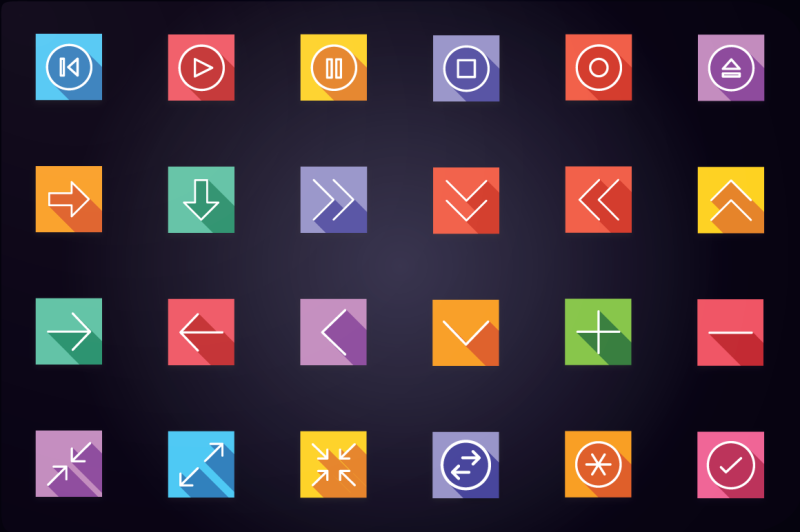 user-interface-and-arrows-flat-icons