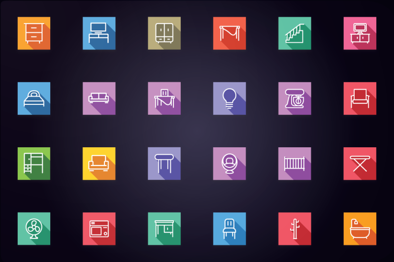home-appliances-and-furniture-icons