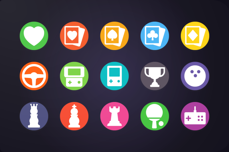 flat-icon-game-icons-vol-1