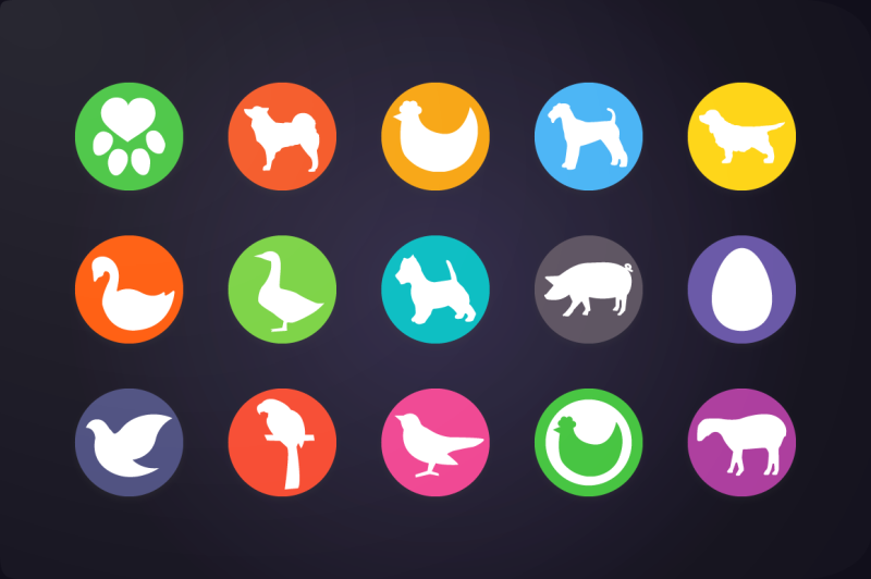 flat-icon-pet-animal-icons-vol-2