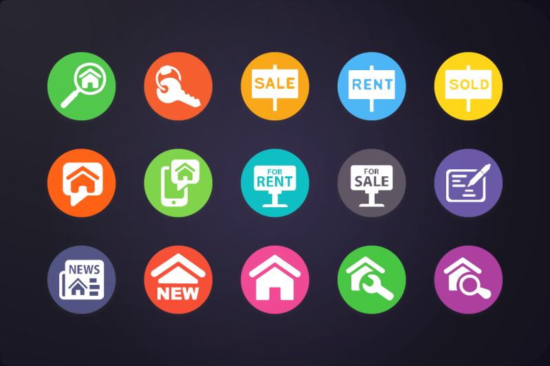 flat-icon-real-estate-icons
