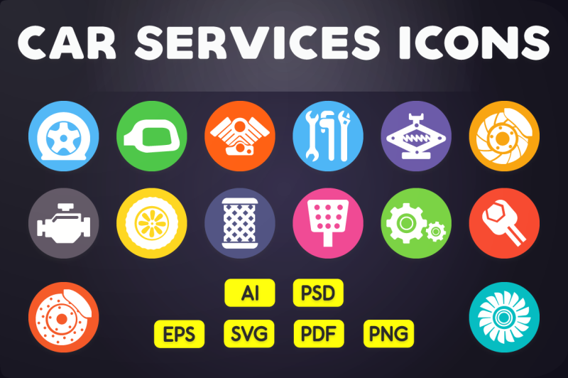 flat-icon-car-services-icons-vol-1