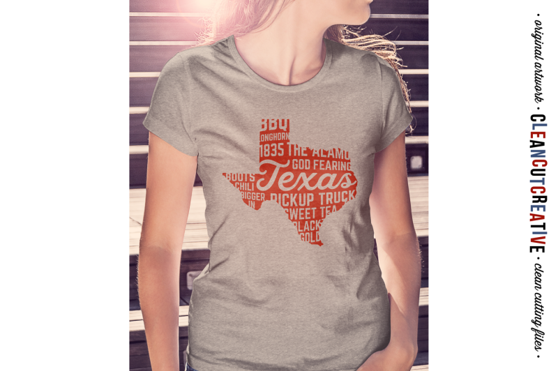 Download Texas State design - SVG DXF EPS PNG - Cricut & Silhouette ...