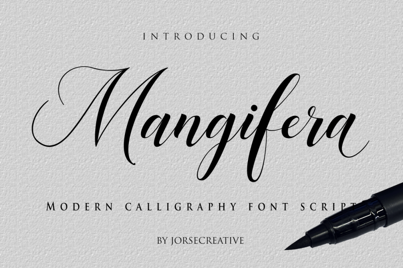 mangifera-font-script