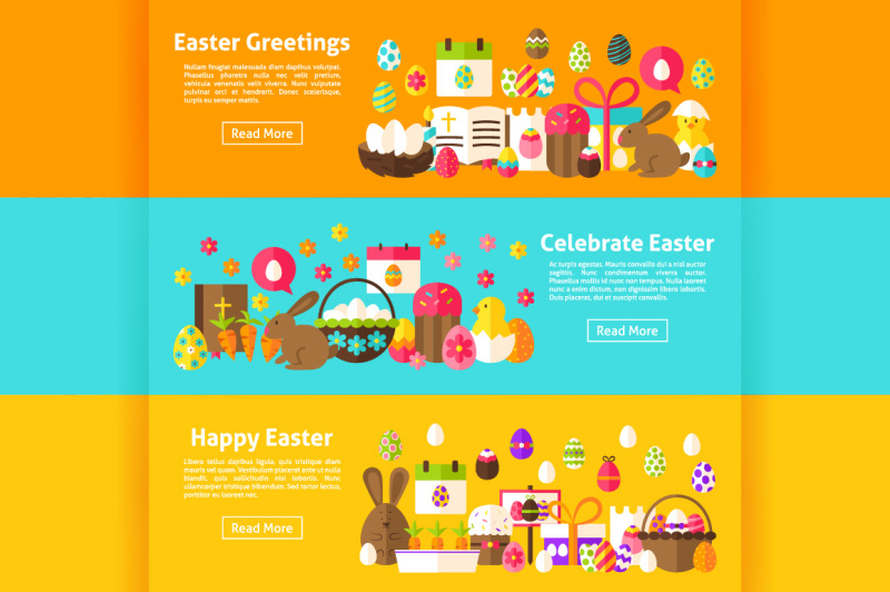 happy-easter-flat-banners