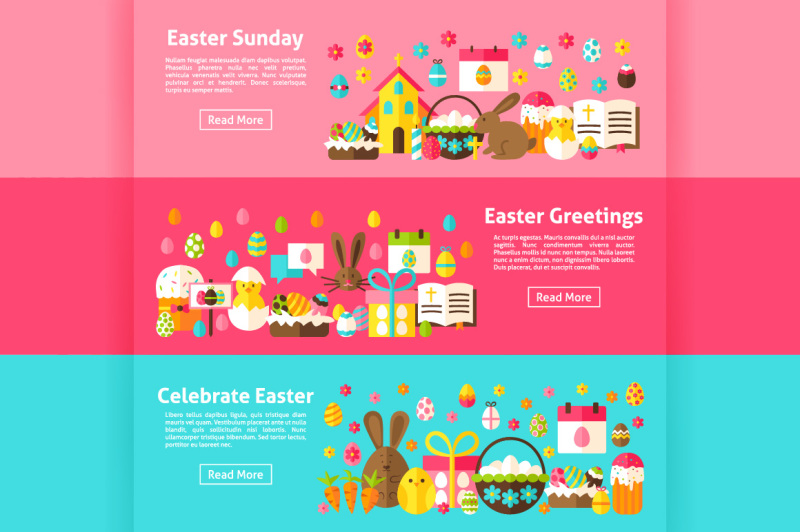 happy-easter-flat-banners